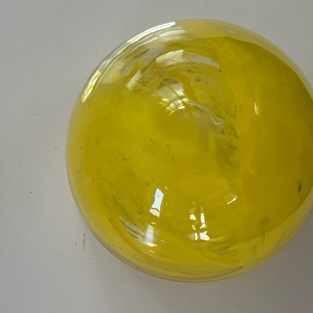 Kosta Boda Glass Atoll Candle Holder Yellow Swirl Bowl Votive Ann Ehrner - Picture 4 of 7